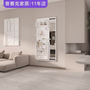 家用实木多功能穿衣镜客厅遮挡电表箱悬挂隐藏式 2025年新款 全身镜