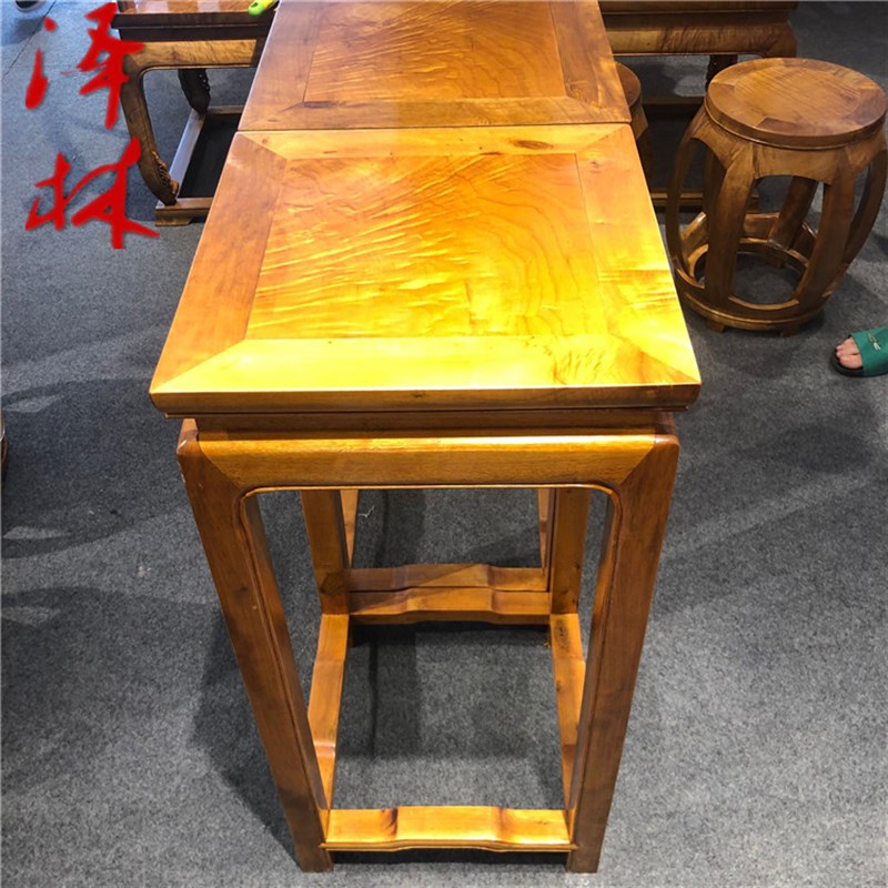 小叶金丝楠木花架摆件孙卯结构家具工艺礼品家居饰品小叶桢楠架子