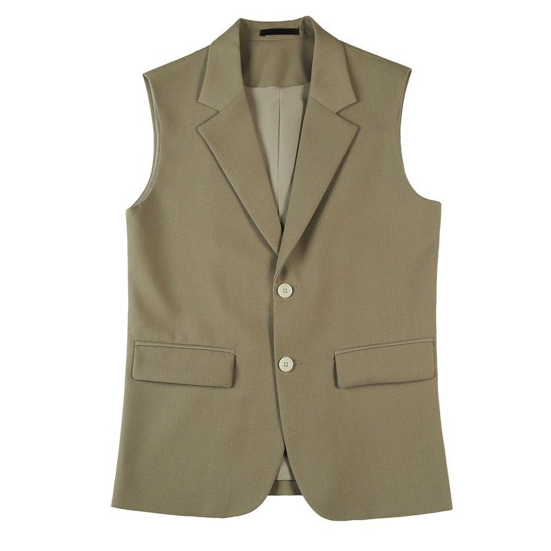 无袖西装外套e男夏季薄款修身百搭商务休闲高级感纯色马甲西服套,男装,常规马甲,淘宝优惠券,粉丝福利购,淘宝优惠卷