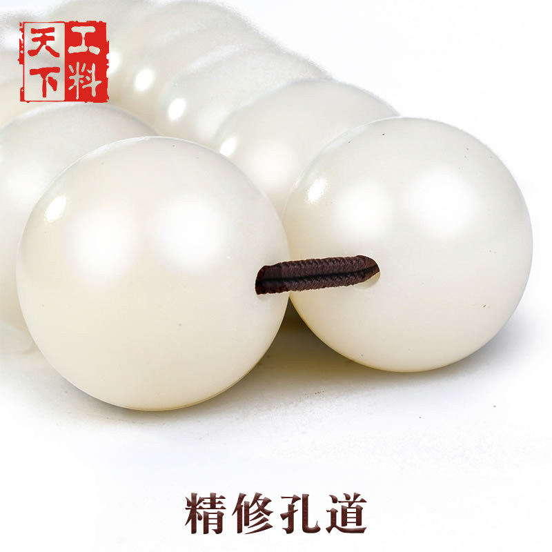 工厂销天b然白玉菩提根手串 男士莲花菩提子手链包浆文玩佛珠女小