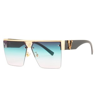 Square Vintag Brand Fashibon Oversized Men Luxury Sunglasses