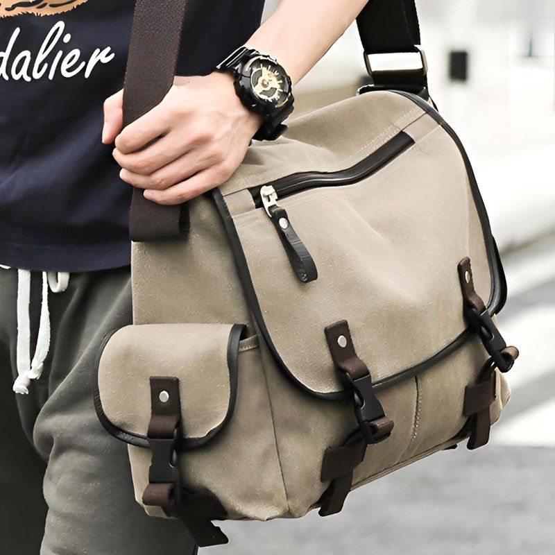 单肩包男帆布男包大容量书包男士包包男款斜挎背包通勤斜挎包男生,箱包皮具/热销女包/男包,男士包袋,淘宝优惠券,粉丝福利购,淘宝优惠卷