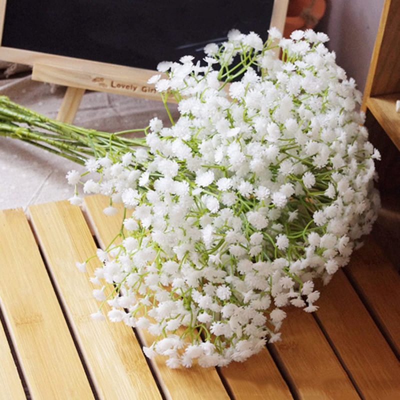 推荐90Heads 52cm Babies Breath Artificial Flowers Plastic Gy 家居饰品 仿真花/假花 原图主图