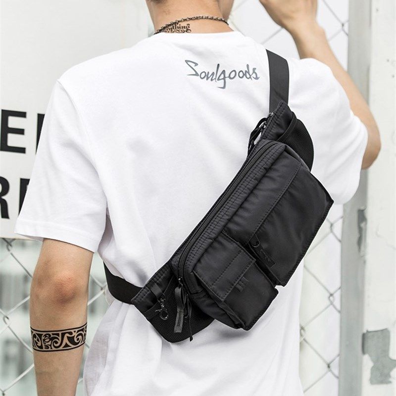 潮流男士腰包休闲胸包运动斜挎包学生小包简约邮差斜背包挂包男包,箱包皮具/热销女包/男包,男士包袋,淘宝优惠券,粉丝福利购,淘宝优惠卷