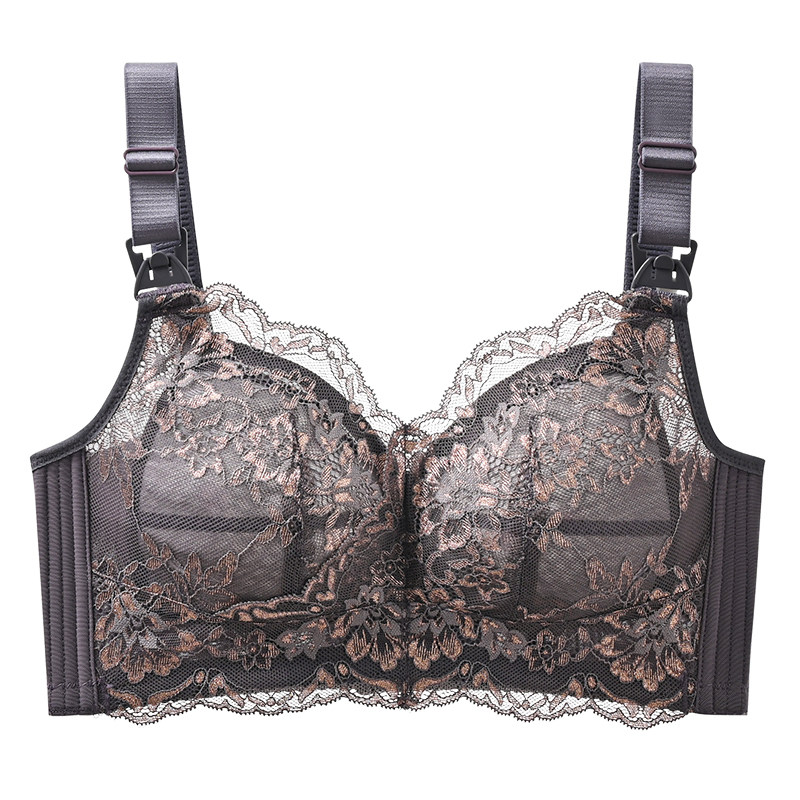 大尺码哺乳内衣孕妇胸罩孕期防下垂聚拢产後哺乳夏季爆乳小薄款