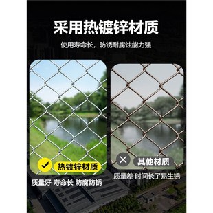 镀锌钢丝网勾花铁丝网围栏网养殖护栏网养鸡圈牛羊菱形防护网围网