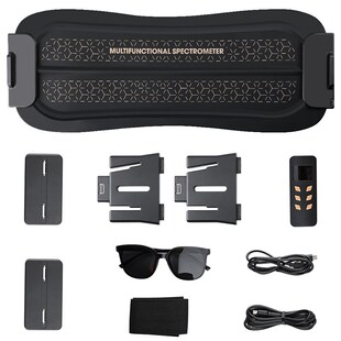 led光谱仪红蓝光面罩仪 修复补水D灯照美容带支架硅胶大排灯美容