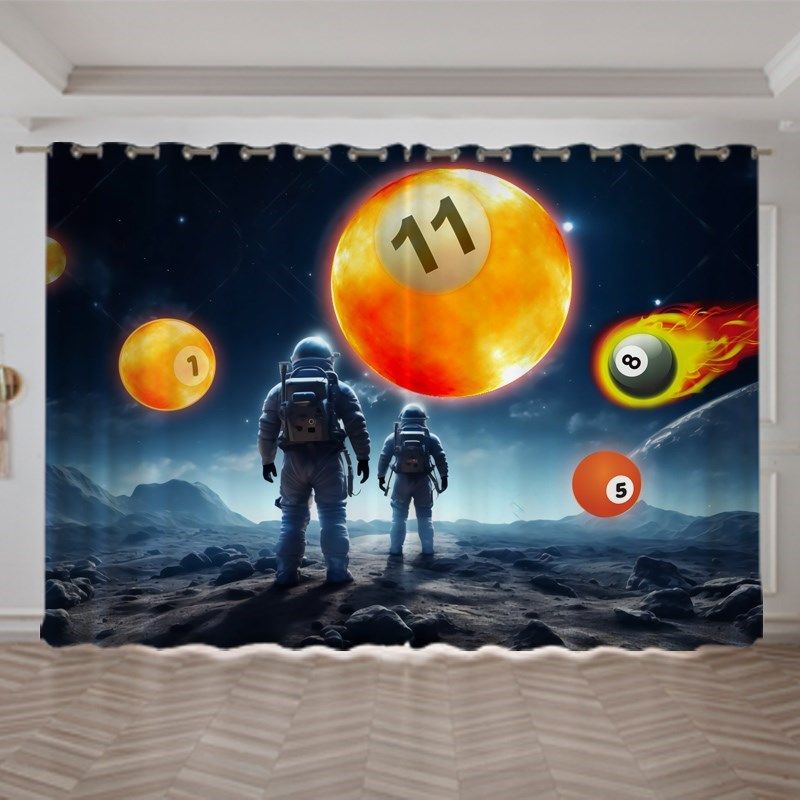 2024新款台球厅背景窗帘logo定制桌球俱乐部装饰遮光隔断帘,居家布艺,定制窗帘,淘宝优惠券,粉丝福利购,淘宝优惠卷