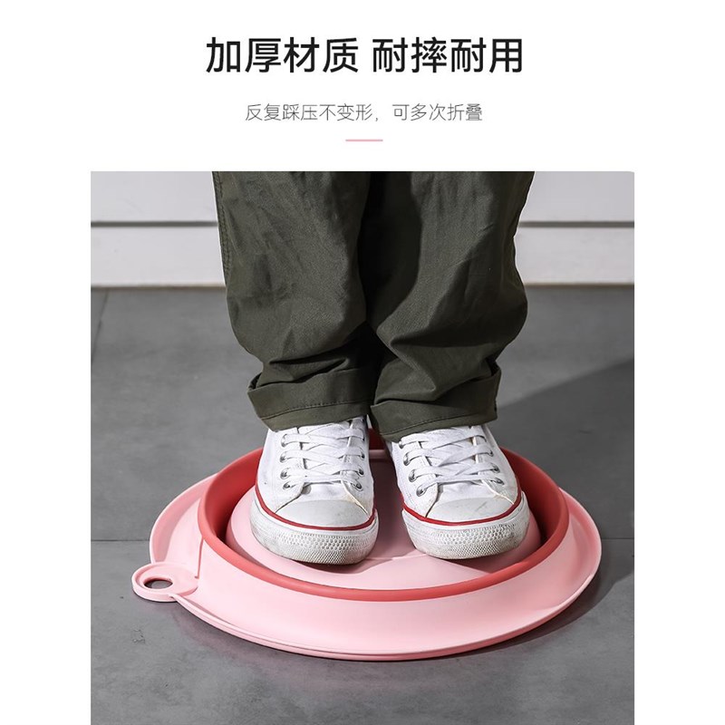 折叠盆便携式洗脸盆家用旅行压缩盆子婴儿宝宝儿童可爱宿舍洗屁屁