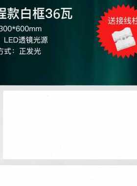厂销新品集成吊顶led格板灯天花铝扣板灯厨M房卫生间走U工嵌入式