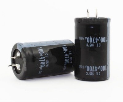 10PCS Aluminum Electrolytic Capacitors 25V 35V 63V 100V 200V
