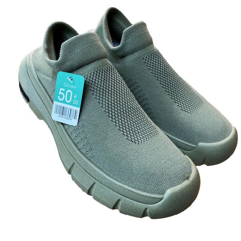 私渠订单!50欧!夏季男户外透气飞织鞋面轻便软底运动休闲跑步鞋