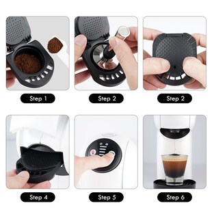 ICafilas Reusable Capsule Adapter for Dolce Gusto Coffee Cap