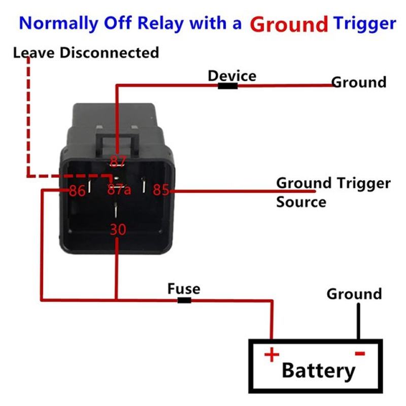 Relay 12V DC 5-PIN Waterproof with Harness 40/30 AM.P& I