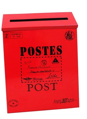 Colorful Retro Metal Mailboxes Wall Mounted Mail Box Mailbox