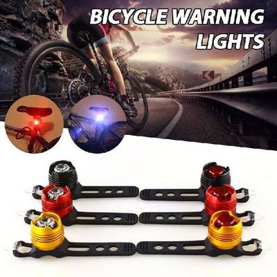 推荐Bike Rear Tail Flashing Safety Warning Lamp Light 3 Mode