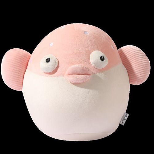 小河豚变形两用枕抱枕可爱脖子u型颈枕旅行护颈枕头靠枕U形