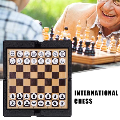 Pocket Wallet Student Fun Magnetic Folding Chess Set Mini Po
