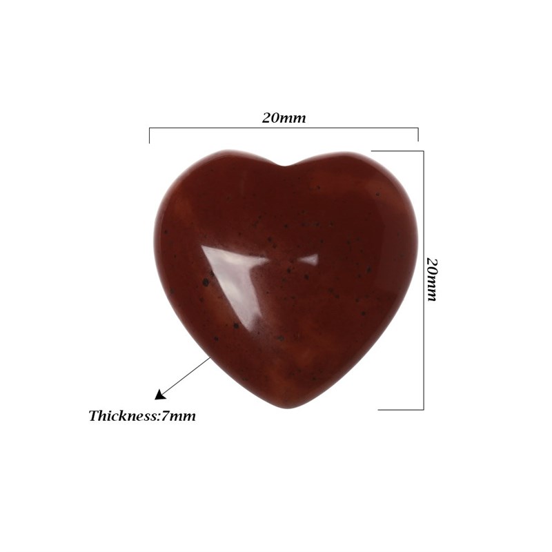 Gift Love Puffy Heart Shaped Stone Love Healing crystal Gem