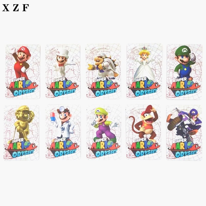 极速10Pcs High Quality Amiibo Super Mario Odyssey Ntag215 Ta