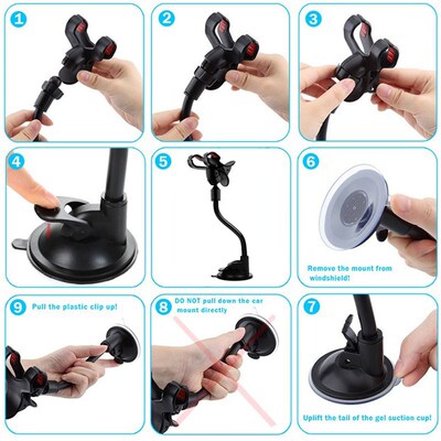 Phone Holder Stand for Guitar Street Singing lyrics Song Car