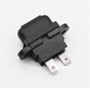 工厂生产磷铜中号汽车插片保险丝盒带盖尼龙胶壳耳朵W中号保险丝