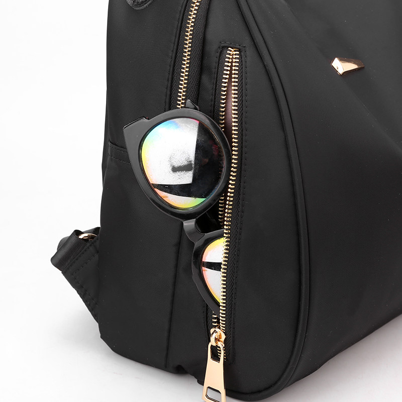 高级感双肩包女背包牛津布书包帆布女士包包百搭时尚休闲大容量潮