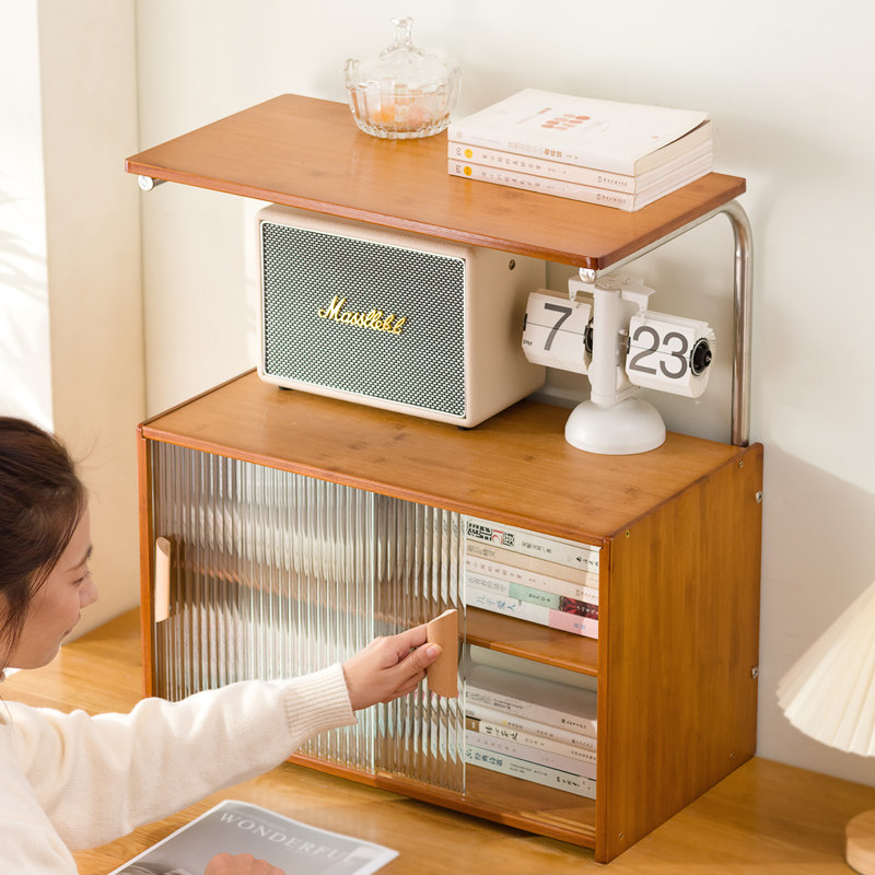 桌面书架置物架家用收纳架卧室柜子学生桌上架子小型多层简易书柜,住宅家具,书架,淘宝优惠券,粉丝福利购,淘宝优惠卷