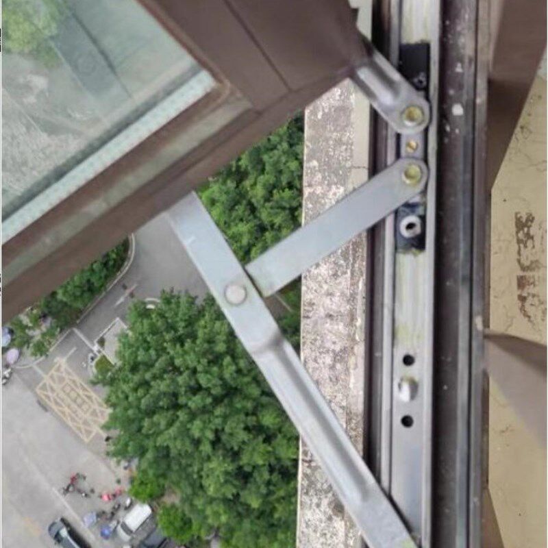 支撑窗撑四连杆风撑包滑撑不锈钢上悬窗外开风撑窗户铰链铝合金