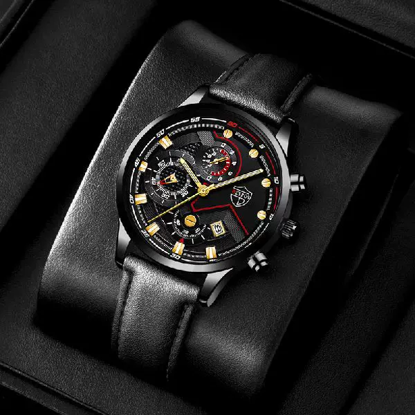 Стильные мужские часы R u Quartz из нержавеющей стали