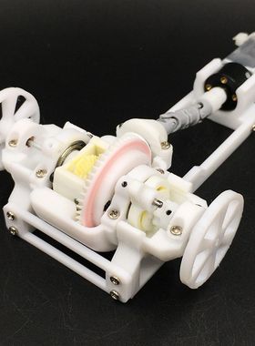 汽车差速器动态演示模型开放式带差速R锁3D打印产品
