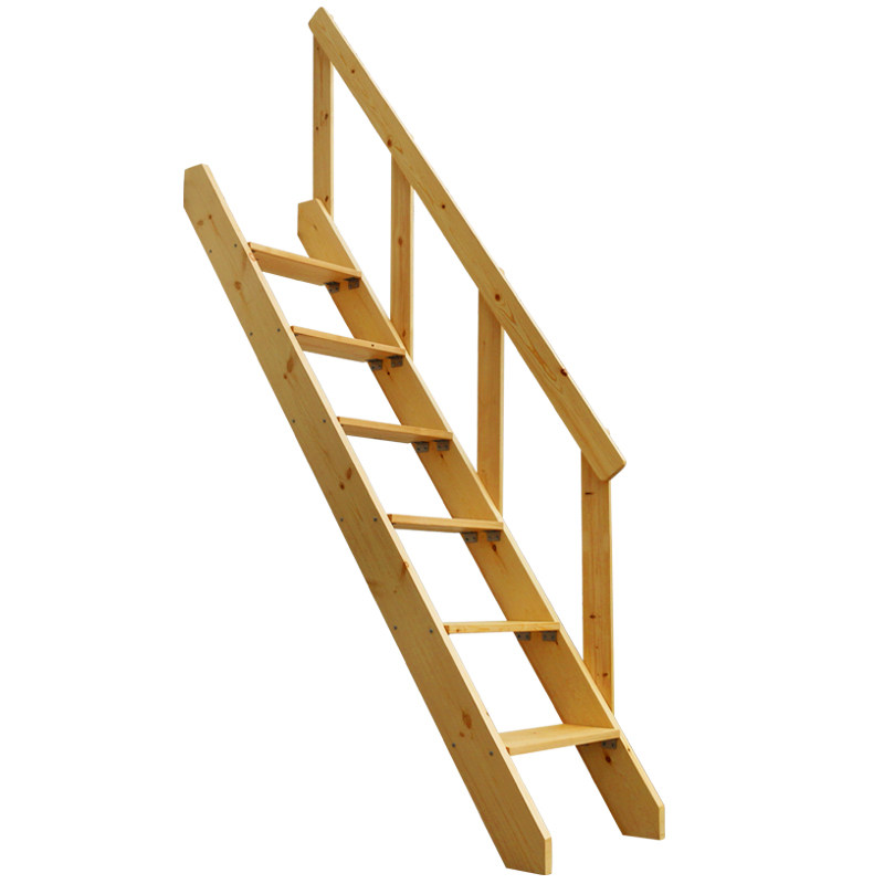 实木阁楼楼梯h别墅复式旋转楼梯纯松木直梯家用登高梯单木质梯子