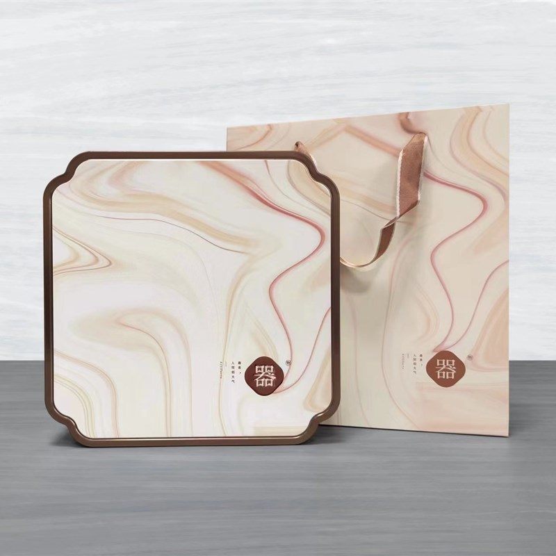 新铁盒100g200g357gv装茶饼礼盒普洱茶老白茶单饼礼盒空盒茶叶包