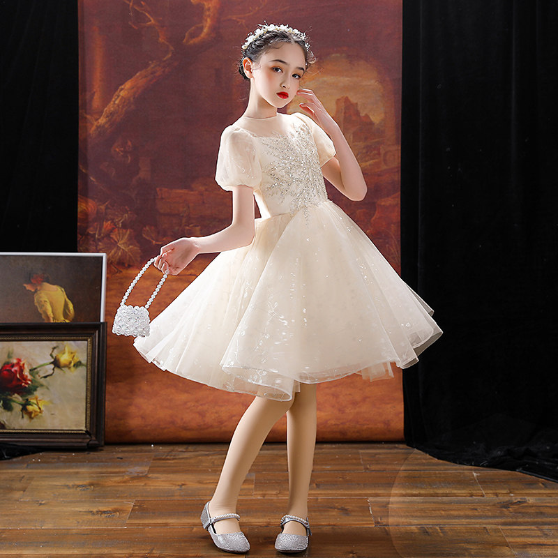 女童礼服公主裙花童婚纱六一儿童洋气蓬蓬裙钢琴主持生日表演服夏,童装/婴儿装/亲子装,儿童礼服,淘宝优惠券,粉丝福利购,淘宝优惠卷