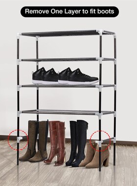 Shoes Storage-Shelf Cabinet Home-Organizer Waterproof Metal