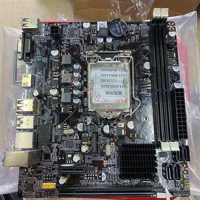 H61 itx 科脑 m挡板 1155主板 d3内存 nas 小主机 工控 群晖 一体