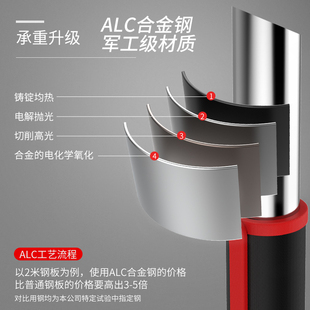 单杠引体向上器家用室内免打孔门上走廊墙体单杠家庭健身吊环吊杆