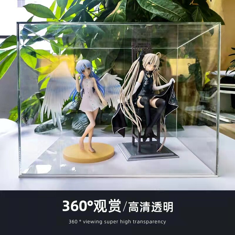 亚克力有机玻璃鱼缸定制高透明板多功能展示盒水族工程.防尘罩定图片
