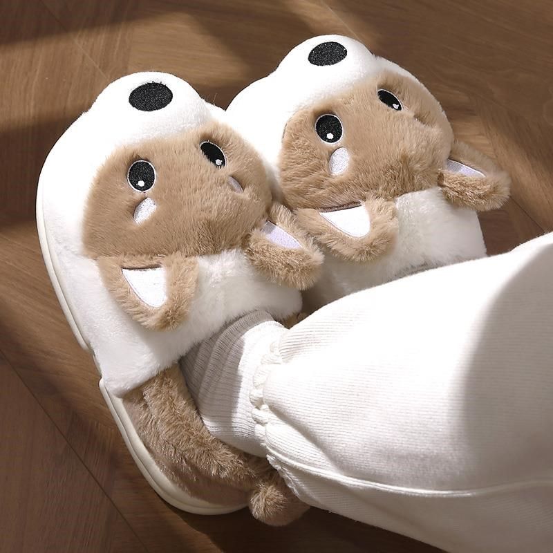 棉拖鞋女士冬季包跟2024新款可爱毛绒厚底防滑保暖外穿情侣棉鞋男,居家布艺,居家棉拖/棉鞋,淘宝优惠券,粉丝福利购,淘宝优惠卷