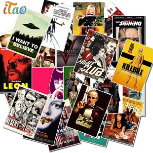 25pcs Pack Classic Movie Posters Kill Bill Stickers Waterpr