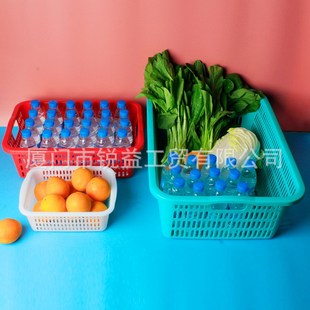 塑料加厚长方形框子收纳收碗盆沥水篮子筐子收纳篮配货拣货篮框子