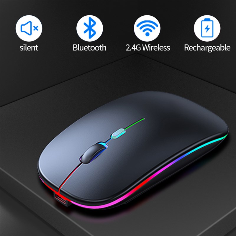 极速Wireless Mouse Computer Bluetooth Mouse Wirelesss Rechar