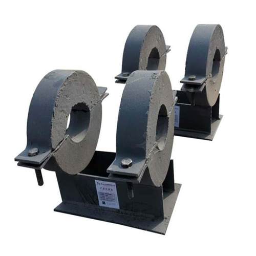 蛭石隔热管托 固定指向滑动管道支架 蒸汽管托镁钢双抱箍保温管托