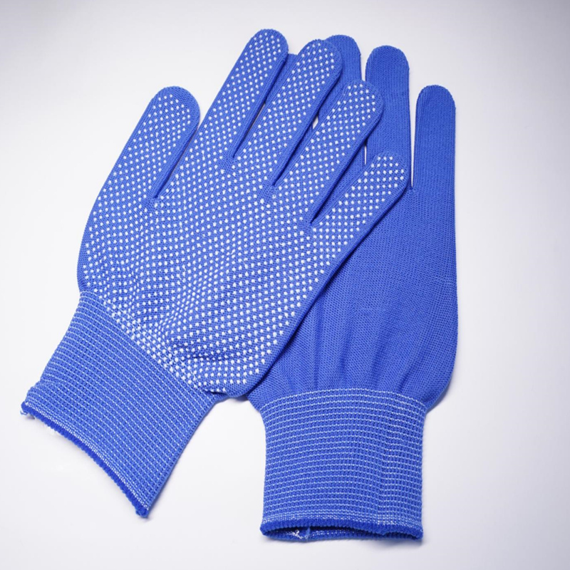 手套薄款劳保耐磨尼龙工作透气点胶防滑打包干活模具搬运户外骑行