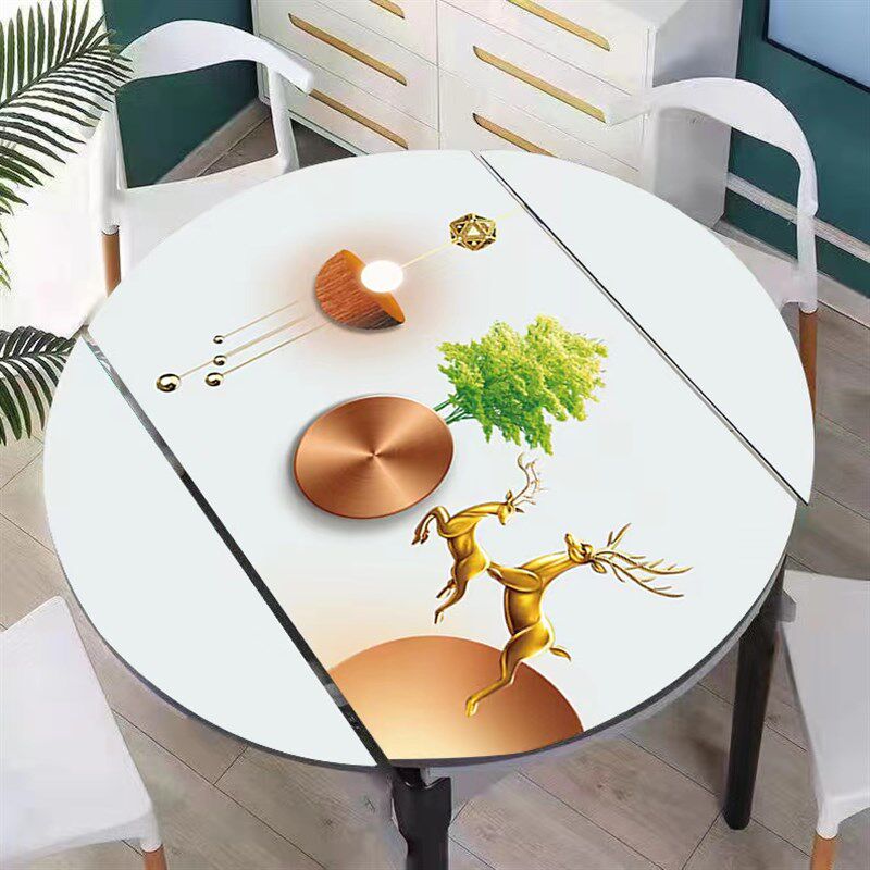 餐桌桌布椭圆形折叠伸缩桌桌垫pvc软玻璃防水防油新款免洗厚盖布,居家布艺,桌布,淘宝优惠券,粉丝福利购,淘宝优惠卷