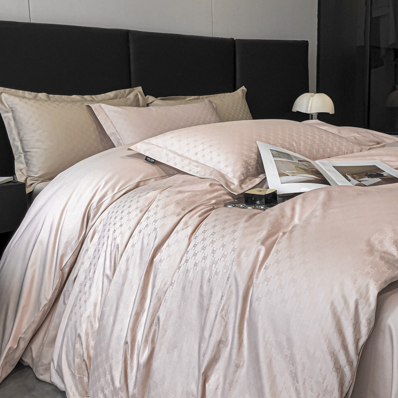 简约婚庆120支大红色四件套陪嫁全棉床笠单喜被结婚床上用品4,床上用品,婚庆床品套件,淘宝优惠券,粉丝福利购,淘宝优惠卷