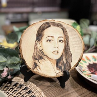 定制女朋友生日礼物结婚纪念亲子情侣手工照片创意惊喜木刻画高级