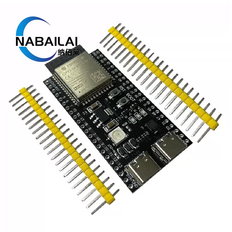 ESP32 S3核心板板载WROOM-1-N16R8 ESP32-S3-DevKitC-Z1模块开发