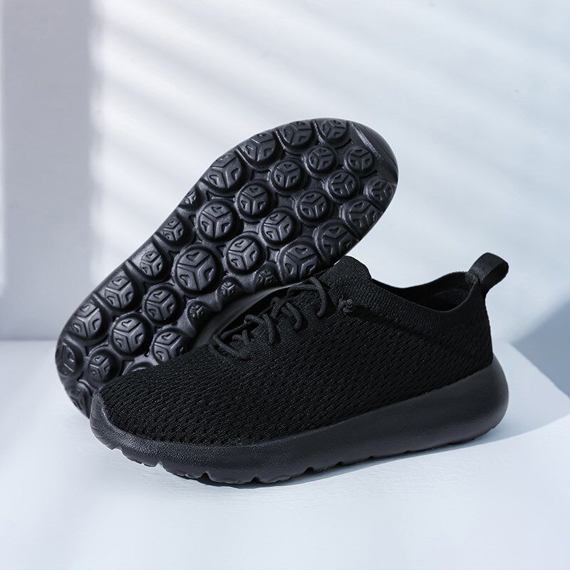 夏季轻便透气一脚蹬男女款情侣鞋踩屎感软底多运动走路休闲袜子鞋