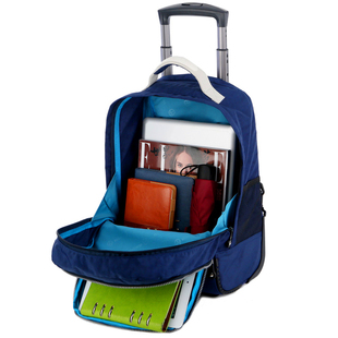 小号拉杆背包 双肩旅行包女超轻可爱男女学生书包17寸超轻防水